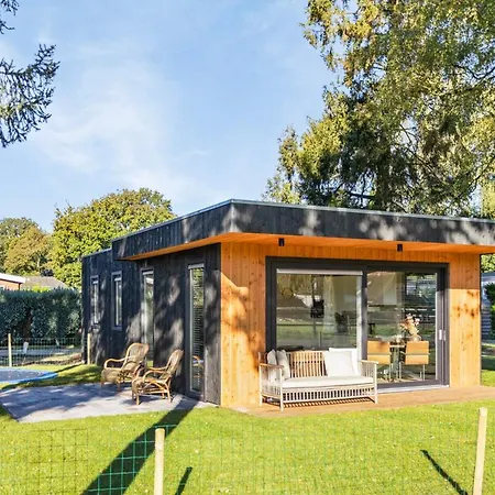 Alpehytte De Vos - Luxe Op De Veluwe Met Vrij Uitzicht & Omheinde Tuin